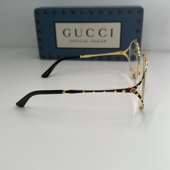 💯- New Authentic Gucci GG0596OA - Alternate Fit Eyeglasses Women - Picture 10 of 17